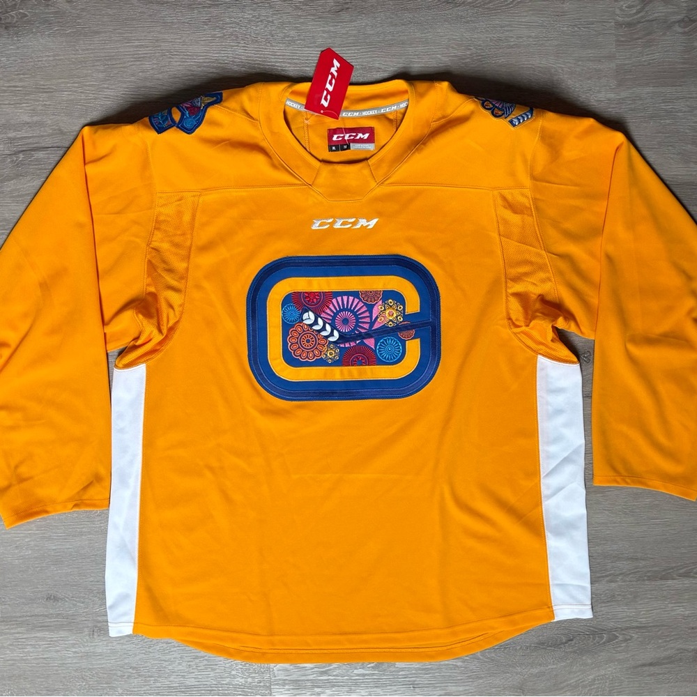 Limited Edition Vancouver Canucks Diwali Hockey Jersey - Rare Collector’s item
